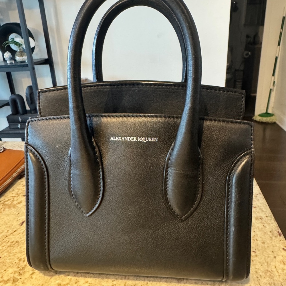 Alexander McQueen Black Satchel Bag